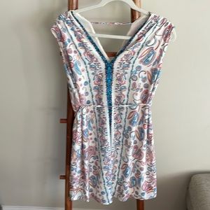 XS LOFT dress with paisley designs